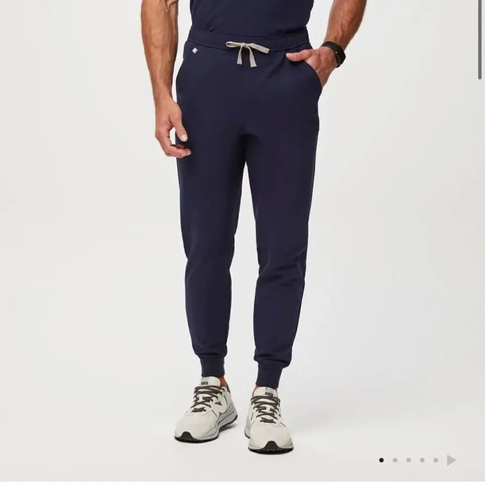 Figs Tansen Men’s Jogger Scrub Pants Navy Blue Size Small Tall